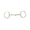 Stainless Steel Corkscrew Eggbutt With Flat Rings 2 Stainless Steel Corkscrew Eggbutt With Flat Rings -Equestrian Sports cnt71