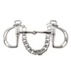 Korsteel Stainless Steel Jointed Slotted Kimblewick Bit 1 Korsteel Stainless Steel Jointed Slotted Kimblewick Bit -Equestrian Sports korsteel2