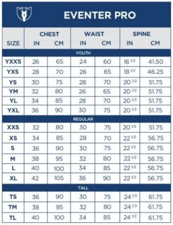 Tipperary Adult Eventer Pro Vest -Equestrian Sports tippsize